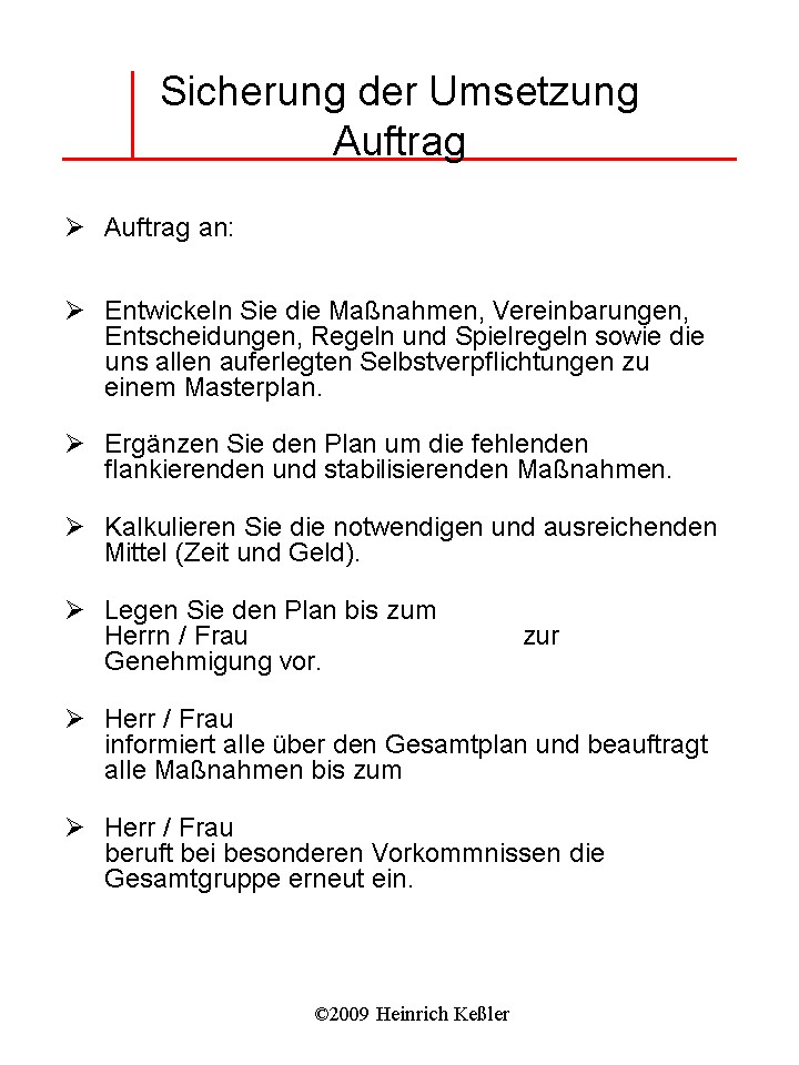 Auftrag