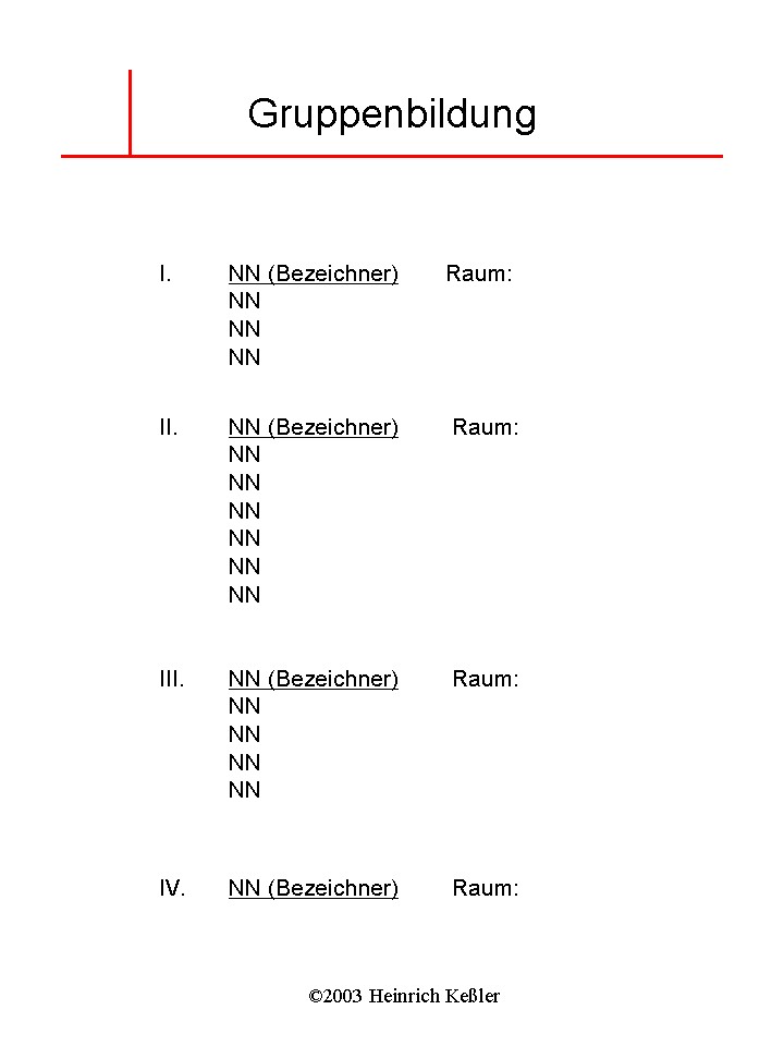 Gruppenbildung